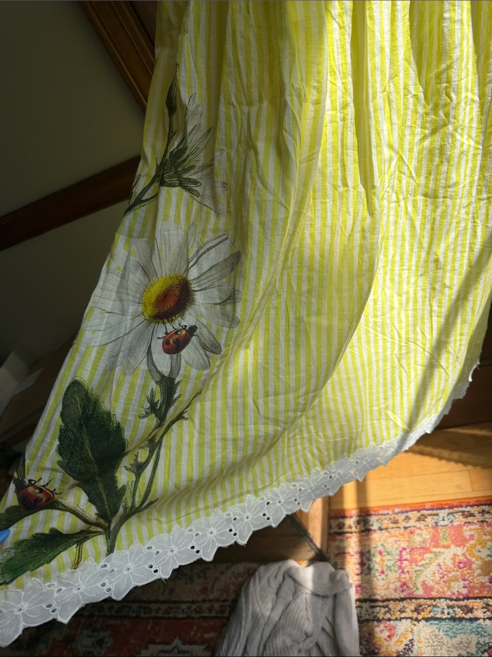 Anthropologie LyreBird Smocked Printed Midi Dress 🌼 - Picture 5 of 7
